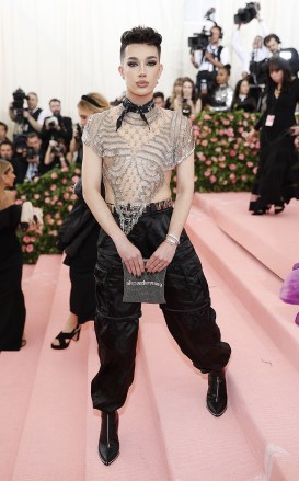 James Charles arrives on the red carpet for the 2019 Met Gala, the annual benefit for the Metropolitan Museum of Art's Costume Institute, in New York, New York, USA, 06 May 2019. The event coincides with the Met Costume Institute's new spring 2019 exhibition, 'Camp: Notes on Fashion', which runs from 09 May until 08 September 2019.
2019 Met Gala at the Metropolitan Museum of Art, New York, USA - 06 May 2019
