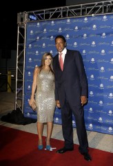 Chicago Bulls legend Scottie Pippen arrives with his wife Larsa Younan
The 39th Ryder Cup Gala at Akoo Theatre in Rosemont, Illinois, America - 26 Sep 2012