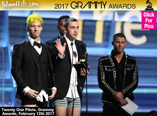 Twenty One Pilots No Pants Grammys