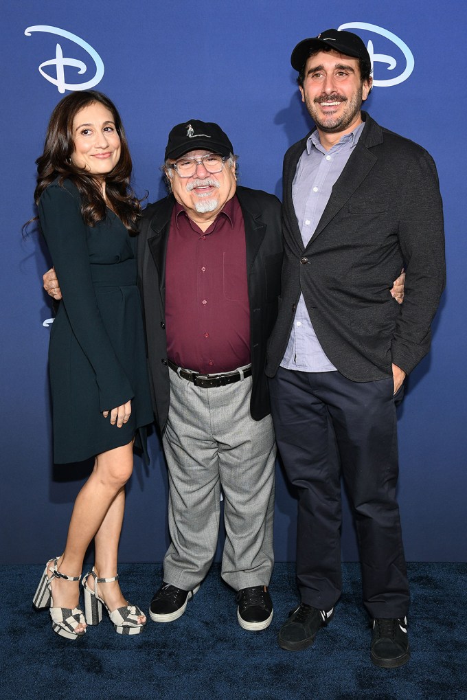 Danny DeVito With His Son Jake and Daughter Lucy In New York
