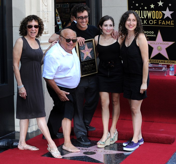 Danny DeVito & Family At The Walk of Fame