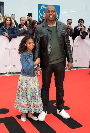US actor and cast member Dave Chappelle and his daughter Sanaa arrive for the screening of the movie 'A Star Is Born' during the 43rd annual Toronto International Film Festival (TIFF) in Toronto, Canada, 09 September 2018.
A Star Is Born - Premiere - 43rd Toronto Film Festival, Canada - 09 Sep 2018
