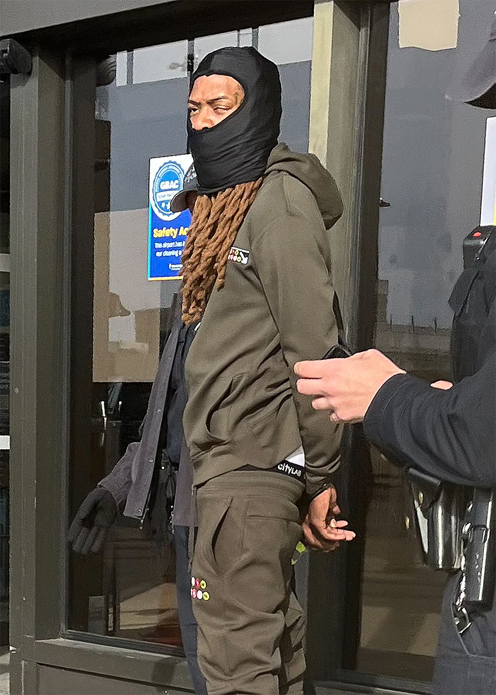 Fetty Wap made a trip to the airport that ended with handcuffs after police allegedly got an alert about his ankle monitor.