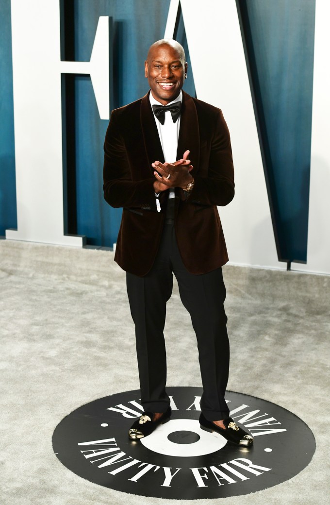 Tyrese Gibson attends an Oscars party