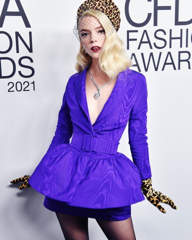 Anya Taylor-Joy
CFDA Fashion Awards, Arrivals, New York, USA - 10 Nov 2021