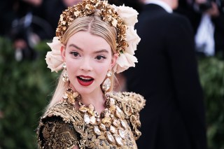 Anya Taylor-Joy
The Metropolitan Museum of Art's Costume Institute Benefit celebrating the opening of Heavenly Bodies: Fashion and the Catholic Imagination, Arrivals, New York, USA - 07 May 2018