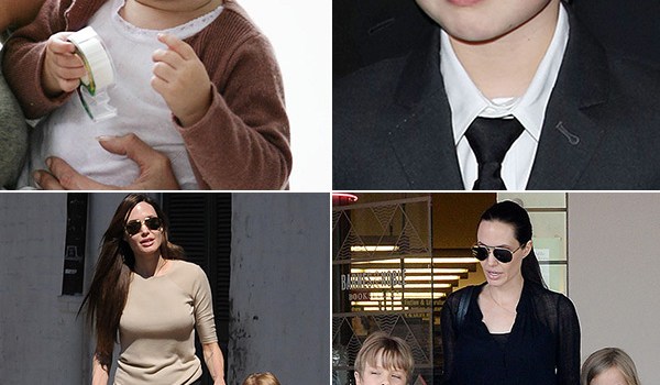 Angelina Jolie Brad Pitt Kids Transformations