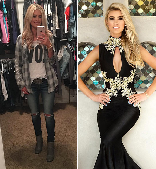 Christina El Moussa Flaunts Cleavage In Black Gown For Photo Shoot — Makeover Hollywood Life