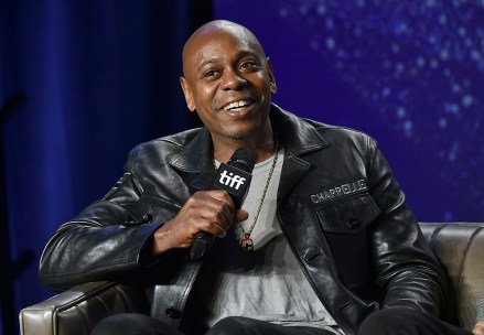 Dave Chappelle attends the press conference for "A Star Is Born" on day 4 of the Toronto International Film Festival at the TIFF Bell Lightbox, in Toronto
2018 TIFF - "A Star Is Born" Press Conference, Toronto, Canada - 09 Sep 2018