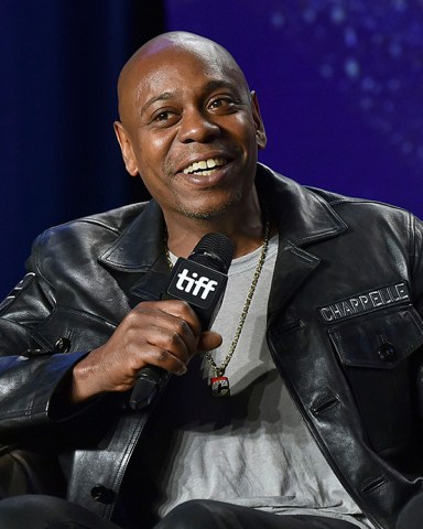 Dave Chappelle attends the press conference for "A Star Is Born" on day 4 of the Toronto International Film Festival at the TIFF Bell Lightbox, in Toronto
2018 TIFF - "A Star Is Born" Press Conference, Toronto, Canada - 09 Sep 2018