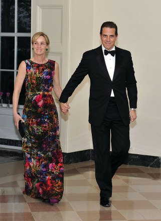No New York or New Jersey newspapers or newspapers within a 75 mile radius of New York City.Mandatory Credit: Photo by REX/Shutterstock (8477768c)Hunter Biden and Kathleen Biden arrive for the Official Dinner in honor of Prime Minister David Cameron of Great Britain and his wife, Samantha, at the White House in Washington, D.C.Official Dinner in honor of Prime Minister David Cameron, White House, Washington DC, USA - 14 Mar 2012