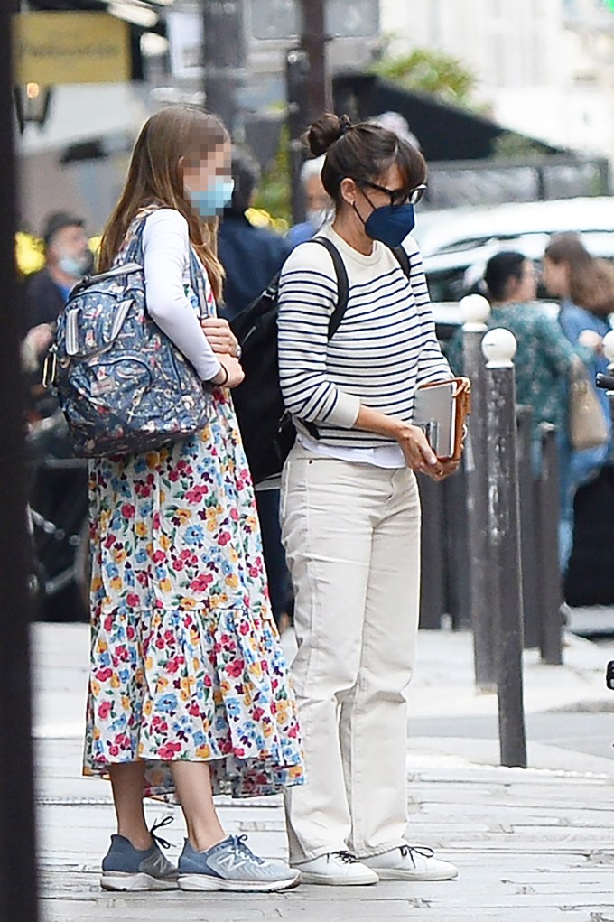 Jennifer Garner And Daughter Violet Affleck In Paris