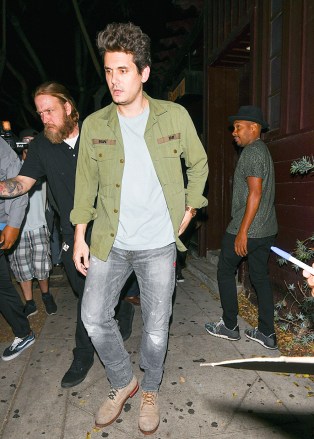 John Mayer Peppermint Nightclub dışındaki ünlüler, Los Angeles, ABD - 20 Eylül 2018