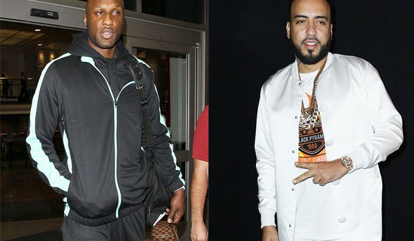 Lamar Odom French Montana hang out