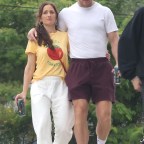 *EXCLUSIVE* Minka Kelly and Dan Reynolds take a walk together after shopping at Erewhon