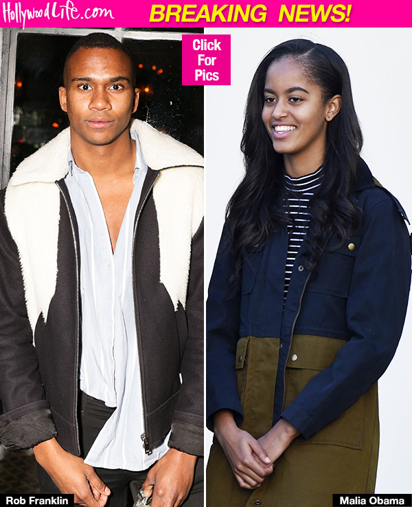 Malia Obama Dating Rob Franklin
