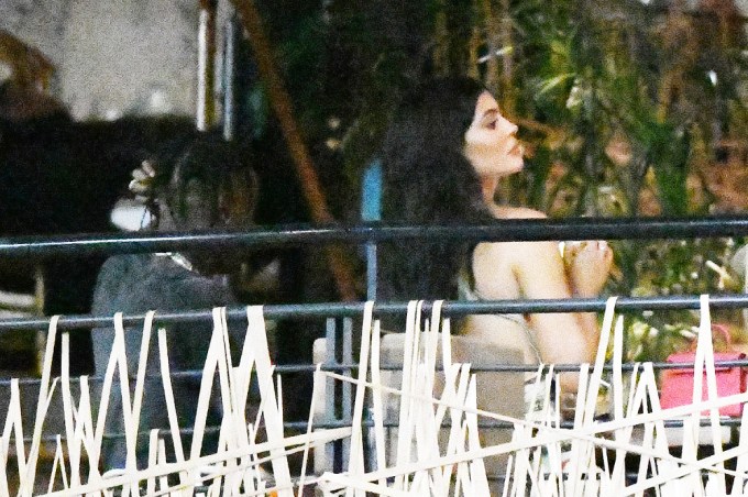 Kylie Jenner Travis Scott Out To Dinner In Miami