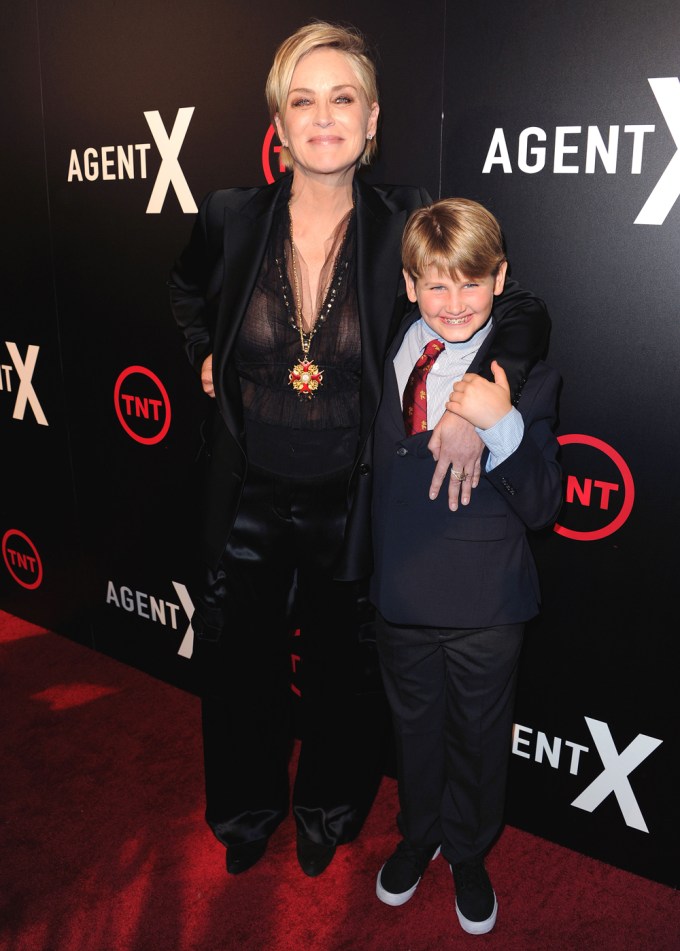Sharon Stone & Laird Vonne Stone At The ‘Agent X’ Premiere