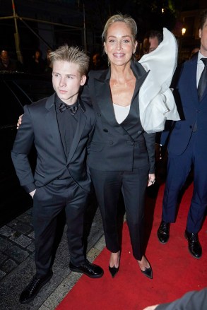 Sharon Stone and her son Roan Joseph Bronstein
Harper's Bazaar Attitude Awards, Madrid, Spain - 05 Nov 2019