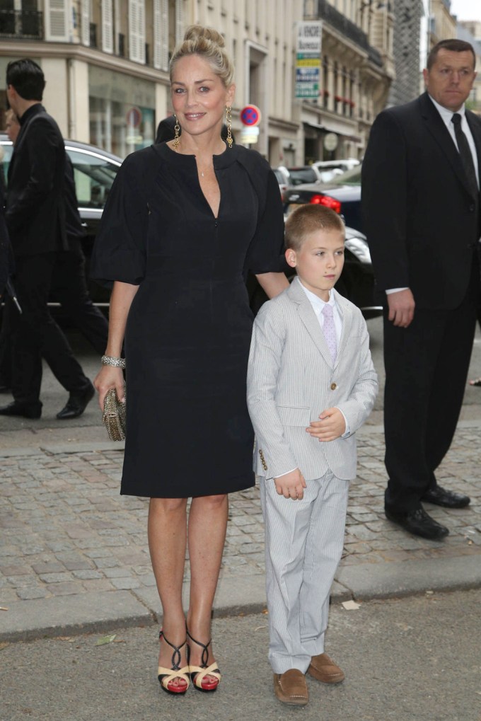 Sharon Stone & Roan Bronstein in 2013