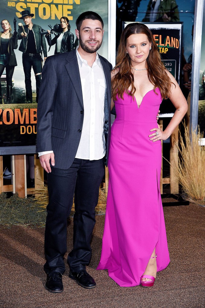 Abigail Breslin with her boyfriend at the ‘Zombieland: Double Tap’