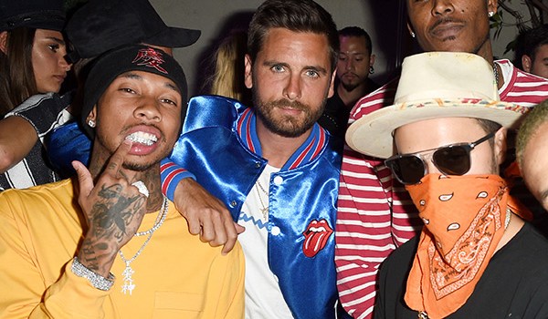 Scott Disick & Tyga At TAG Heuer Party