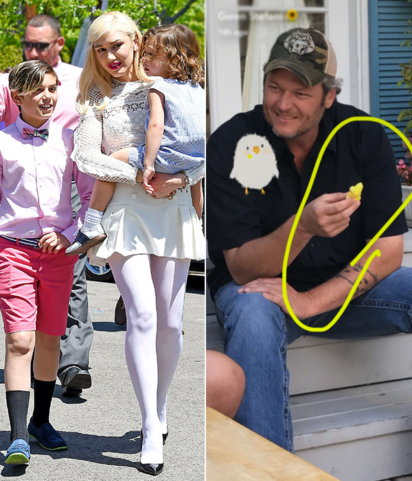 [PICS] Blake Shelton & Gwen Stefani’s Easter — See Their Egg Hunt With