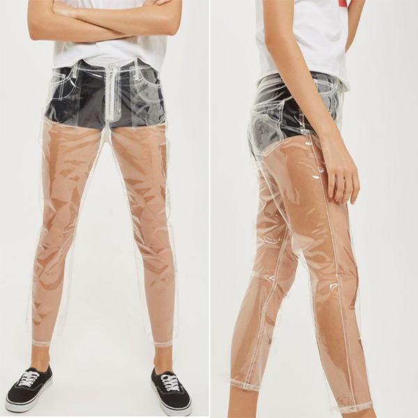 Clear Jeans - Topshop's Selling See-Through Pants For $60: Would You W...