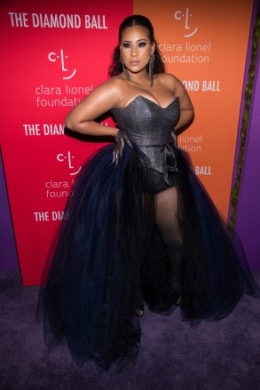 Cyn Santana attends the 5th annual Diamond Ball benefit gala at Cipriani Wall Street, in New York
2019 Diamond Ball Benefit Gala, New York, USA - 12 Sep 2019