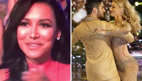 Naya Rivera Supports Heather Morris DWTS