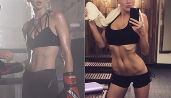 Charlotte McKinney Workout