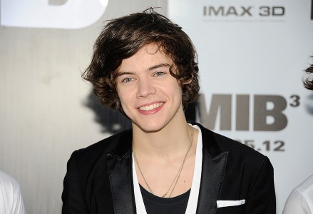 Singer Harry Styles arrives at the premiere of "Men in Black 3" at the Ziegfeld Theater on Wednesday May 23, 2012 in New York. (Photo by Evan Agostini/Invision)