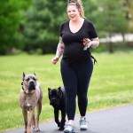 EXCLUSIVE: Teen Mom Star, Kailyn Lowry, was spotted showing off her growing baby bump while walking her dogs in Delaware. She recently split from her baby's father, and is planning to continue raising her kids on her own. She walked her massive Cane Corso puppies with no leash , wearing casual black workout gear. 27 May 2020 Pictured: Kailyn Lowry. Photo credit: MEGA TheMegaAgency.com +1 888 505 6342 (Mega Agency TagID: MEGA673363_002.jpg) [Photo via Mega Agency]
