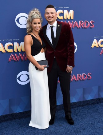Kane Brown, Katelyn Jae
53rd Annual Academy Of Country Music Awards - Arrivals, Las Vegas, USA - 15 Apr 2018