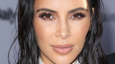 Kim Kardashian Wet Hair Style
