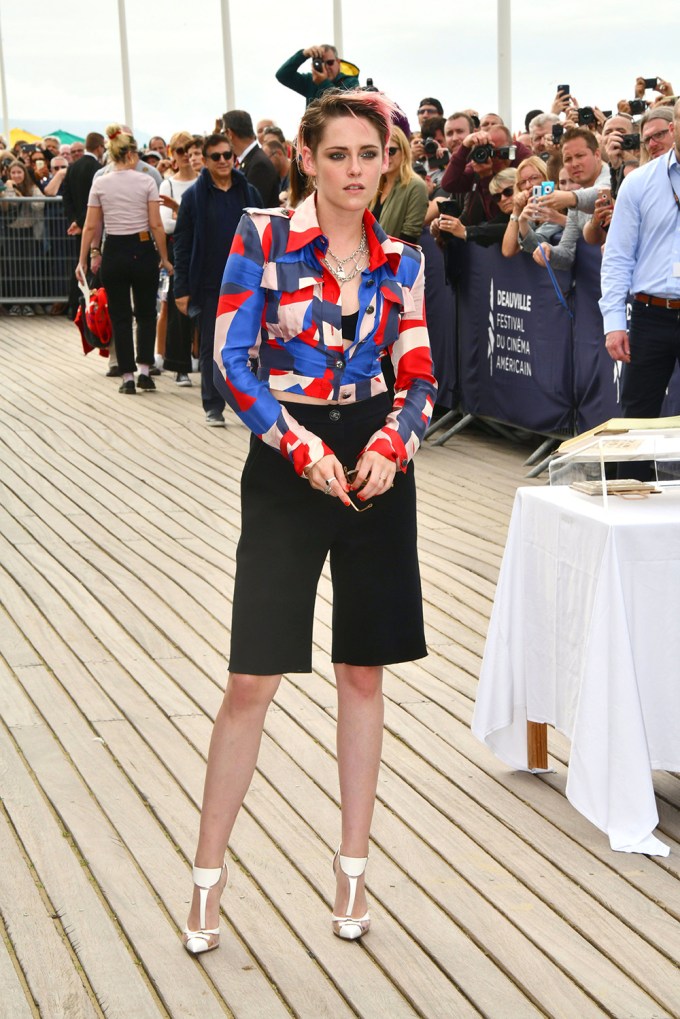 Kristen Stewart At A Photocall For The 45th Deauville American Film Festival
