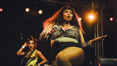 Lizzo Performing On Stage