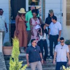 *EXCLUSIVE* The Obama family visits the Chateau Vaudieu in Chateauneuf-du-Pape