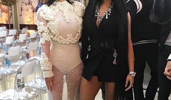 Nicki Minaj Kim Kardashian Bonding