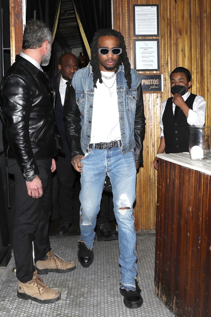 Rapper Quavo parties at the Nice Guy!