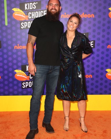 Travis Browne and Ronda Rousey
Kids' Choice Sports Awards, Arrivals, Los Angeles, USA - 19 Jul 2018