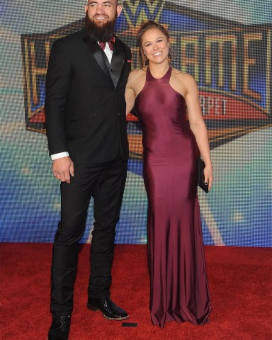 Travis Browne and Ronda Rousey
WWE Hall Of Fame Induction, New Orleans, USA - 06 Apr 2018