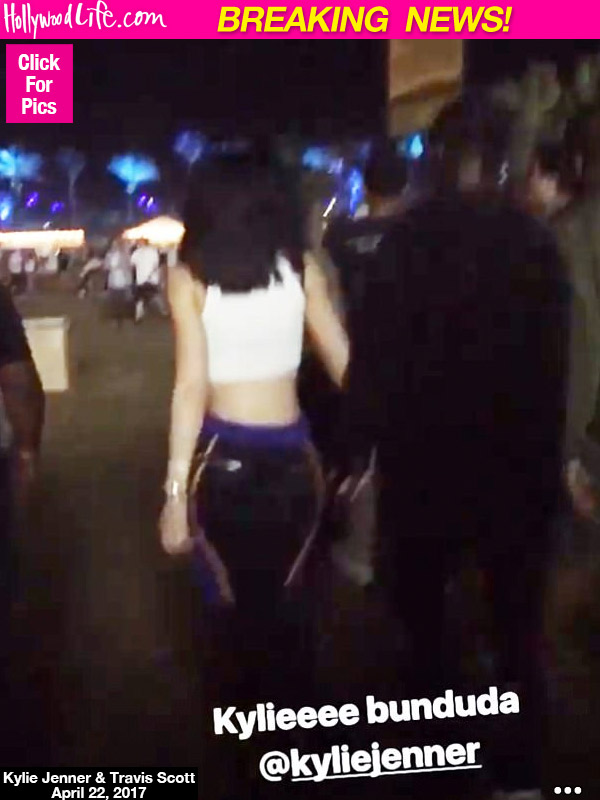 Kylie Jenner Travis Scott Hold Hands
