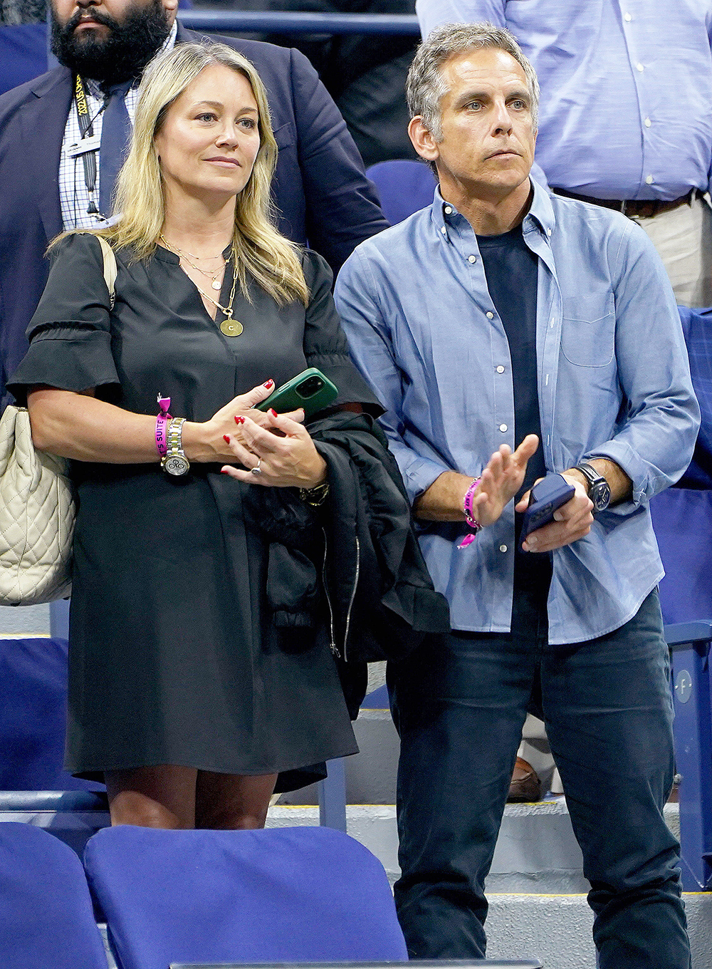 Ben Stiller Christine Taylor US Open SS