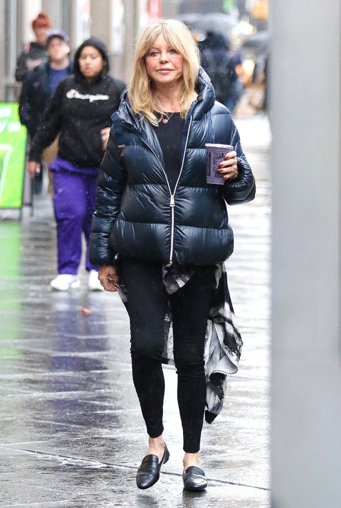 Goldie Hawn in NYC