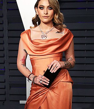 Paris JacksonVanity Fair Oscar Party, Arrivals, Los Angeles, USA - 24 Feb 2019Wearing Vivienne Westwood Same Outfit as Catwalk Model *10107649dc and Eliana Miglio and Clara Amfo and Kesh
