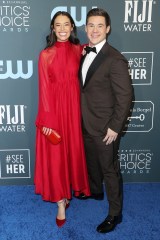 Chloe Bridges and Adam Devine
25th Annual Critics' Choice Awards, Arrivals, Barker Hanger, Los Angeles, USA - 12 Jan 2020