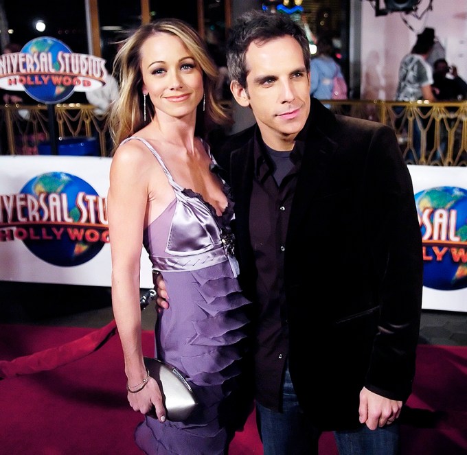 Ben Stiller & Christine Taylor Attend ‘Meet the Fockers’ Premiere