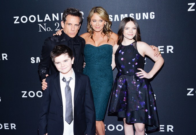 Ben Stiller & Family Attend ‘Zoolander 2’ Premiere