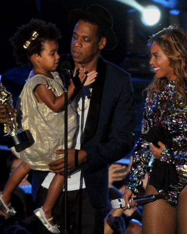 Jay-Z Attends Super Bowl 2022 with Blue Ivy – See Photos